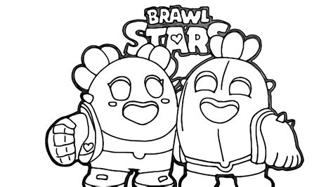 Spike Brawl Stars druckbar – Ausmalbilder und。